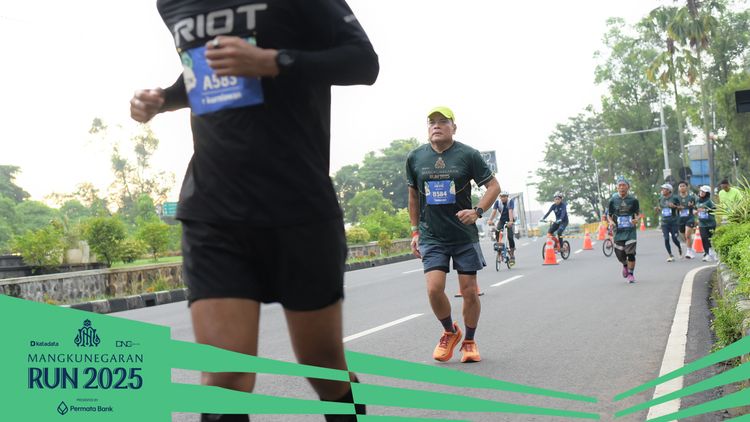 Race photo from Mangkunegaran Run 2025