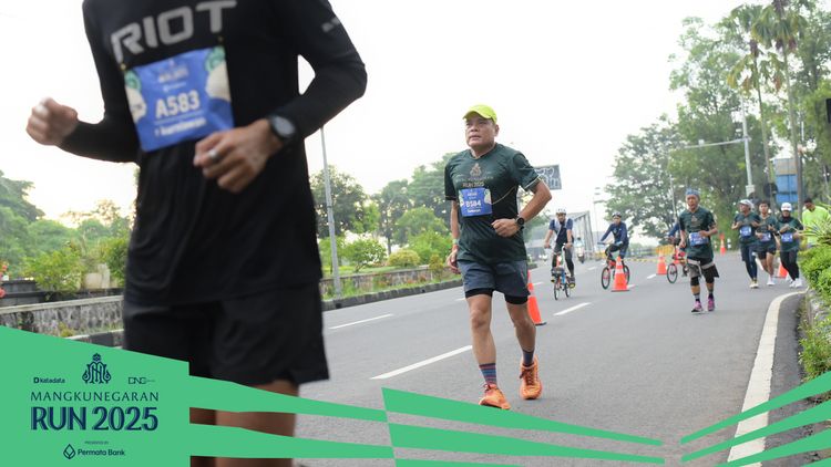 Race photo from Mangkunegaran Run 2025