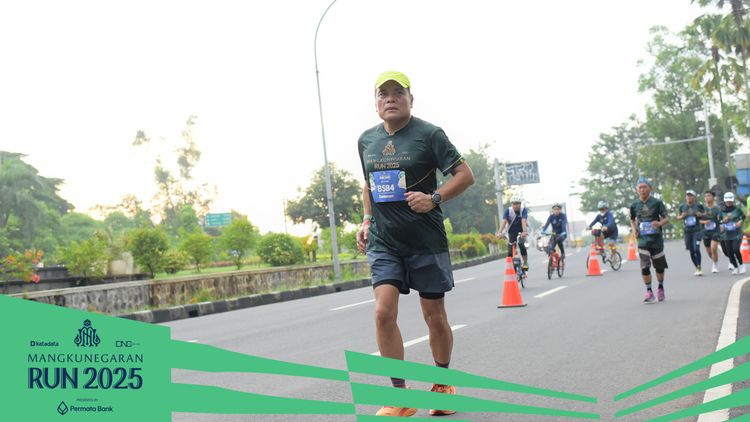 Race photo from Mangkunegaran Run 2025