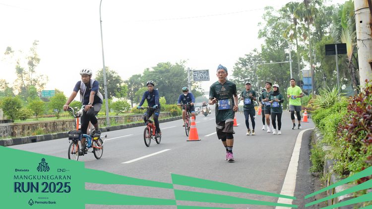 Race photo from Mangkunegaran Run 2025