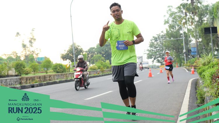 Race photo from Mangkunegaran Run 2025