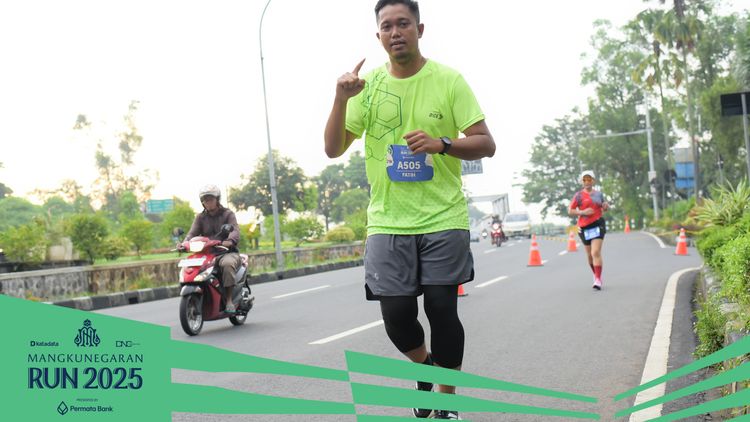 Race photo from Mangkunegaran Run 2025