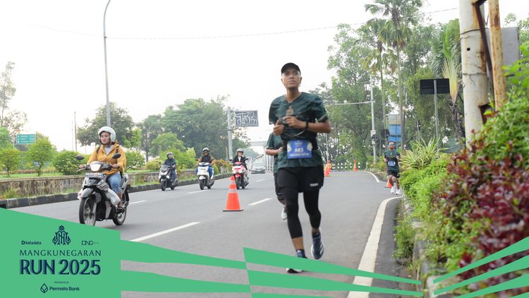 Race photo from Mangkunegaran Run 2025