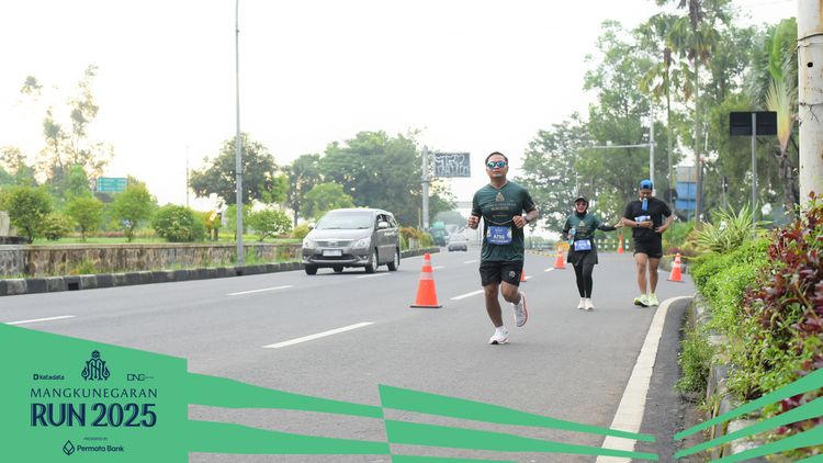 Race photo from Mangkunegaran Run 2025