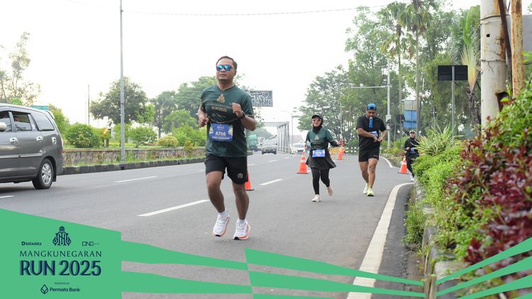 Race photo from Mangkunegaran Run 2025