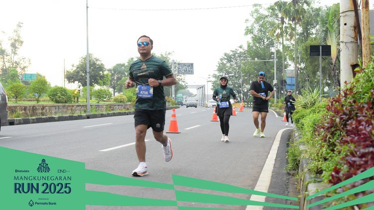 Race photo from Mangkunegaran Run 2025