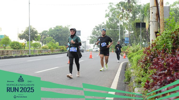 Race photo from Mangkunegaran Run 2025