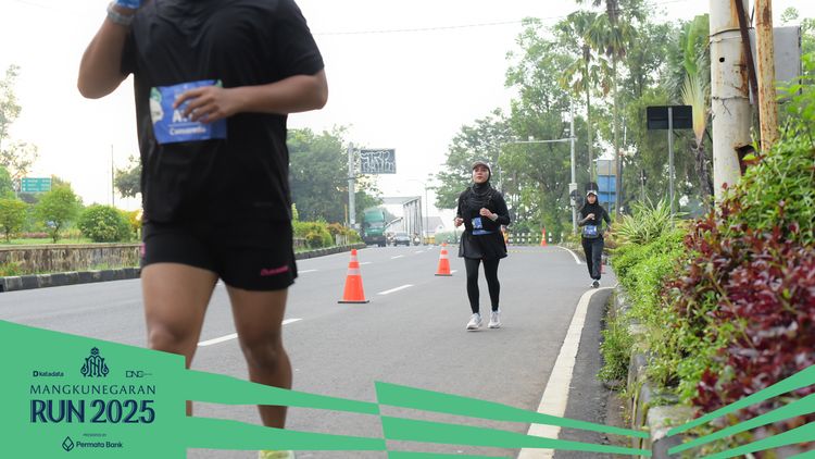 Race photo from Mangkunegaran Run 2025
