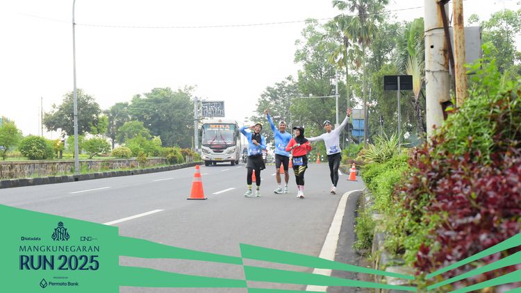 Race photo from Mangkunegaran Run 2025