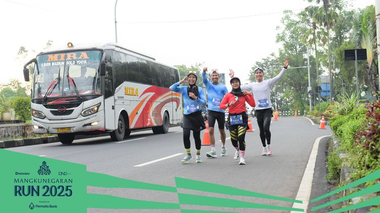 Race photo from Mangkunegaran Run 2025