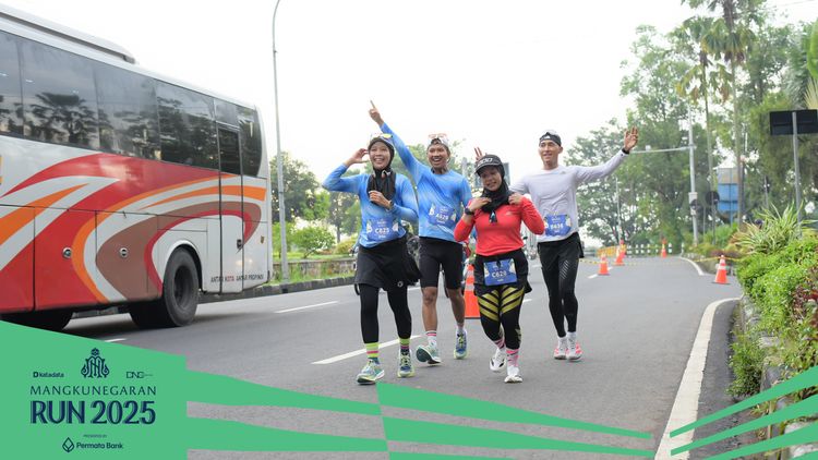 Race photo from Mangkunegaran Run 2025