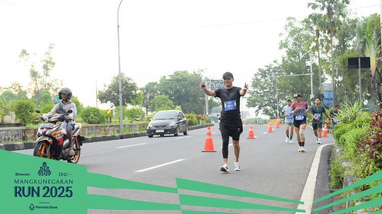 Race photo from Mangkunegaran Run 2025