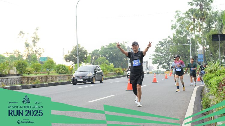 Race photo from Mangkunegaran Run 2025