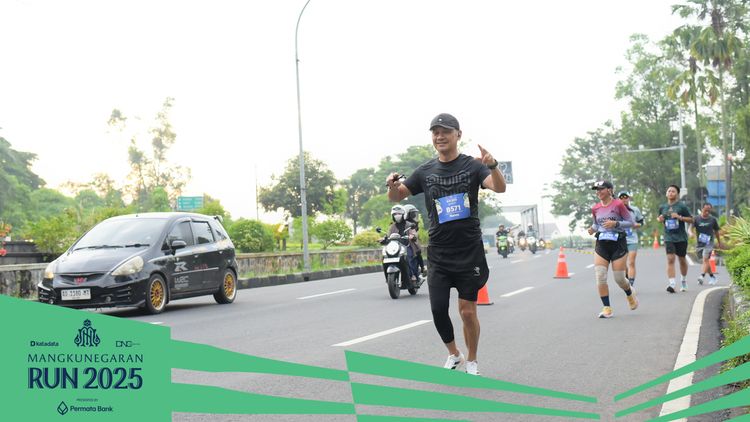 Race photo from Mangkunegaran Run 2025