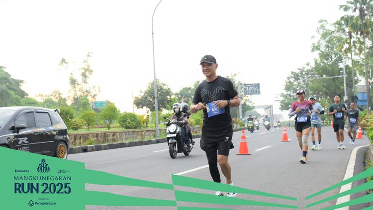 Race photo from Mangkunegaran Run 2025