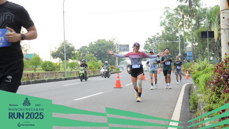 Race photo from Mangkunegaran Run 2025