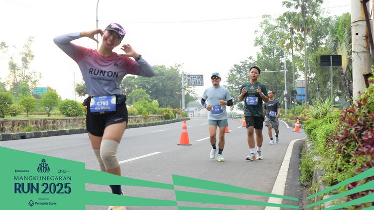 Race photo from Mangkunegaran Run 2025
