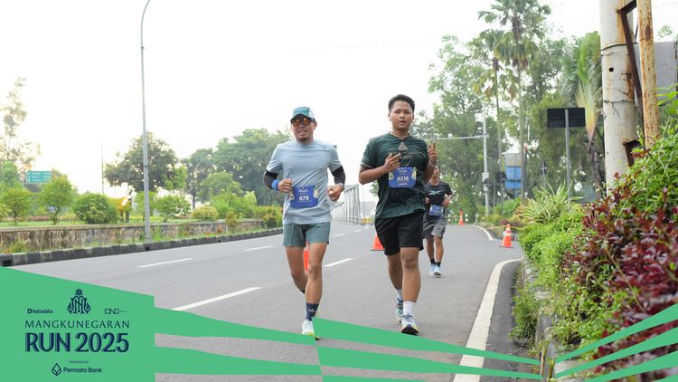 Race photo from Mangkunegaran Run 2025