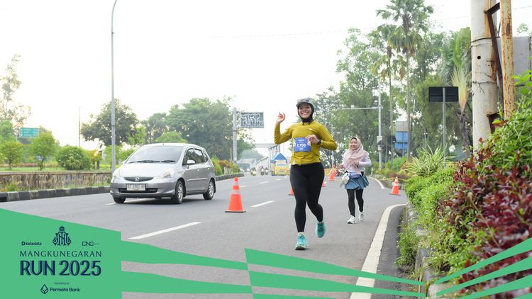 Race photo from Mangkunegaran Run 2025