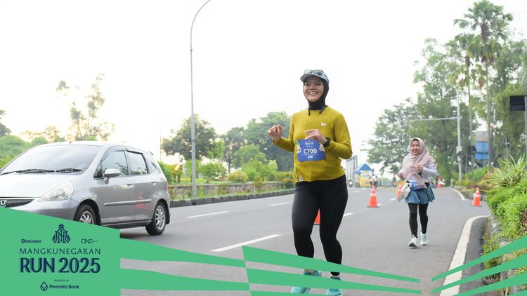 Race photo from Mangkunegaran Run 2025