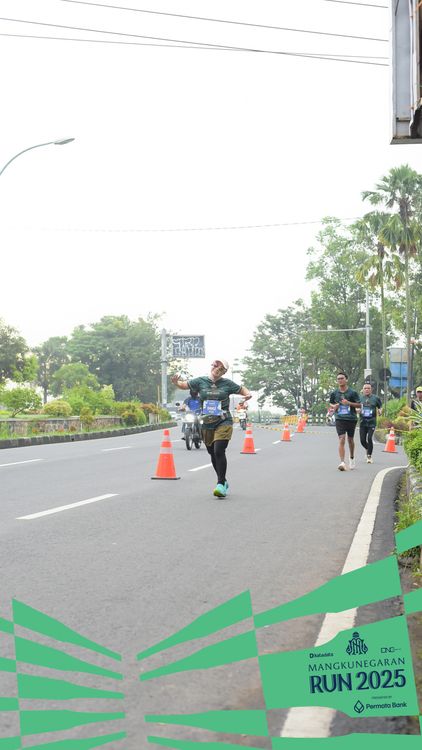 Race photo from Mangkunegaran Run 2025