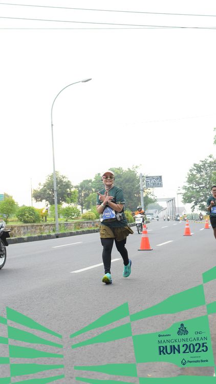 Race photo from Mangkunegaran Run 2025