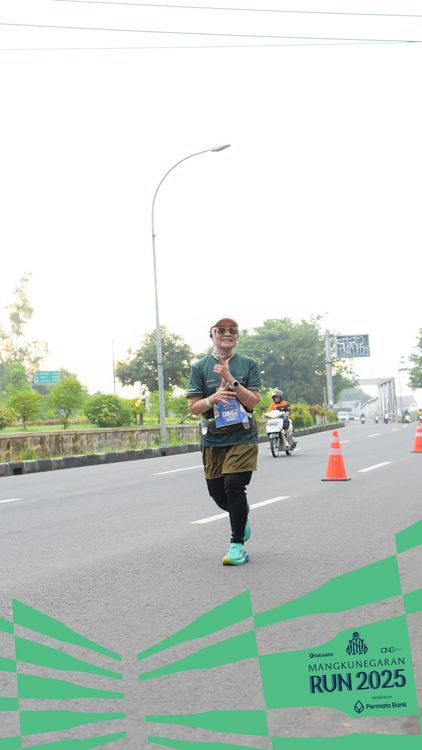 Race photo from Mangkunegaran Run 2025