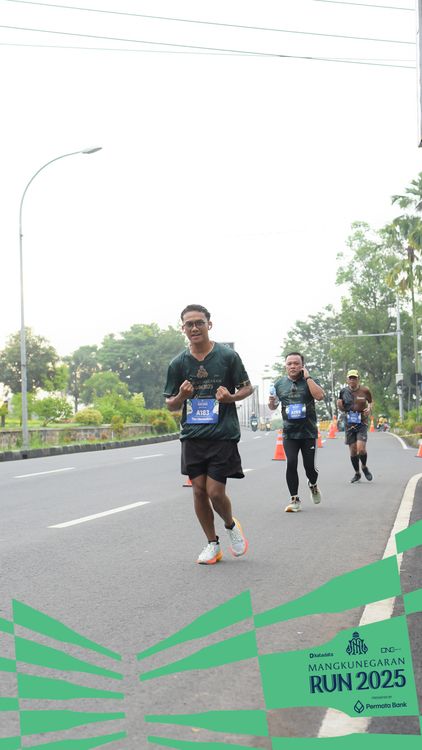 Race photo from Mangkunegaran Run 2025