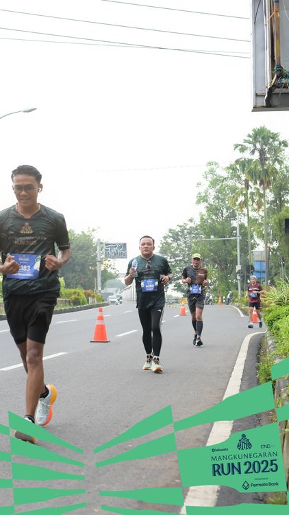Race photo from Mangkunegaran Run 2025