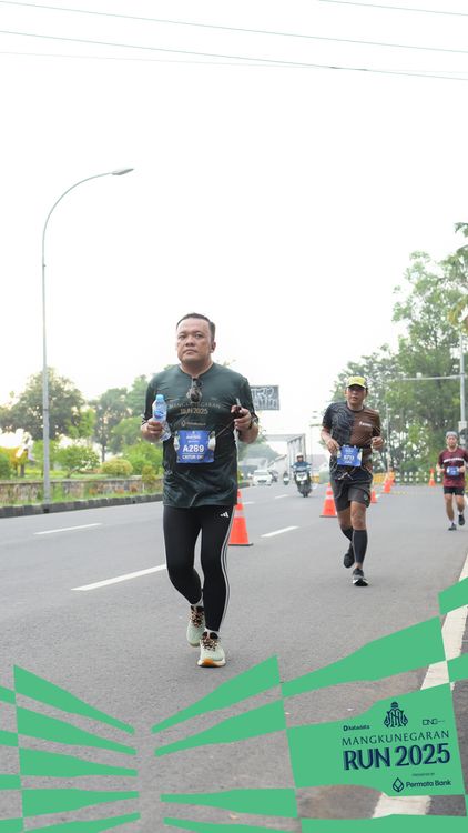 Race photo from Mangkunegaran Run 2025