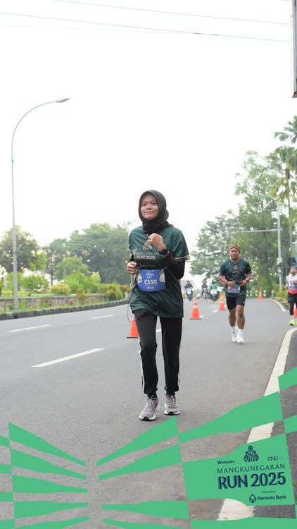 Race photo from Mangkunegaran Run 2025