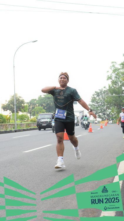 Race photo from Mangkunegaran Run 2025