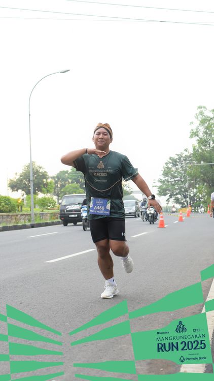 Race photo from Mangkunegaran Run 2025