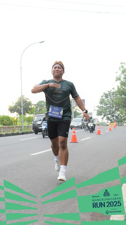 Race photo from Mangkunegaran Run 2025