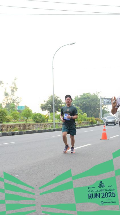 Race photo from Mangkunegaran Run 2025