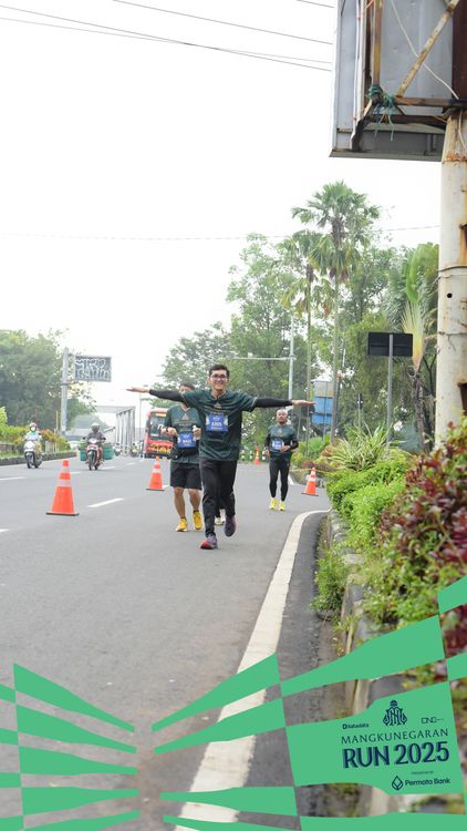 Race photo from Mangkunegaran Run 2025