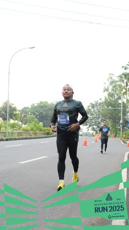 Race photo from Mangkunegaran Run 2025