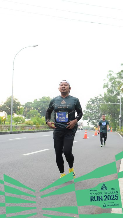 Race photo from Mangkunegaran Run 2025