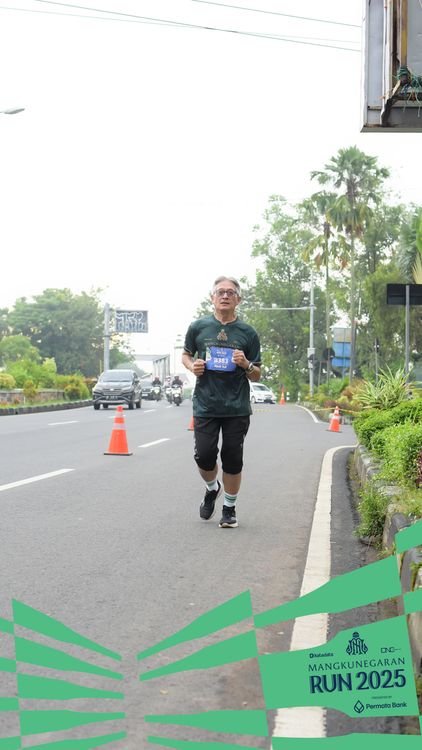 Race photo from Mangkunegaran Run 2025
