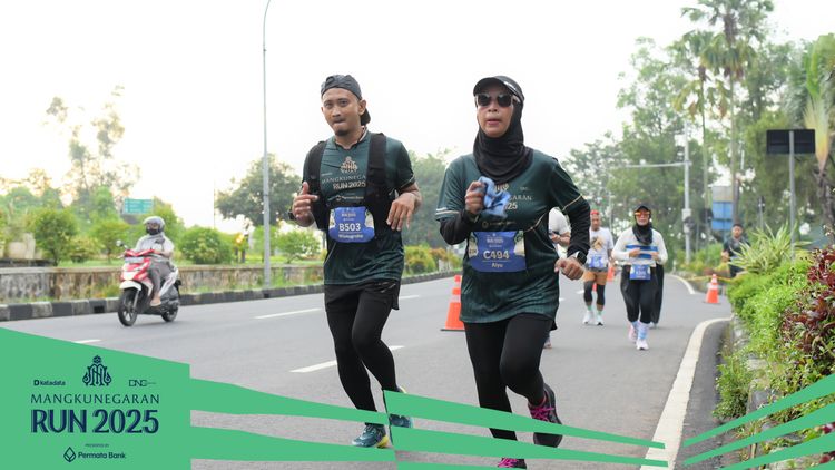 Race photo from Mangkunegaran Run 2025