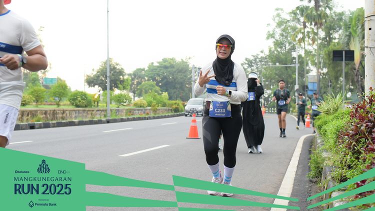 Race photo from Mangkunegaran Run 2025
