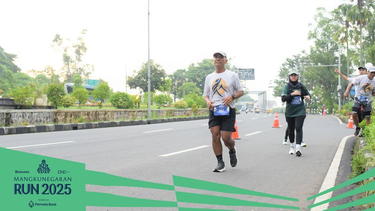 Race photo from Mangkunegaran Run 2025
