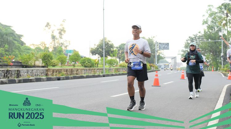 Race photo from Mangkunegaran Run 2025