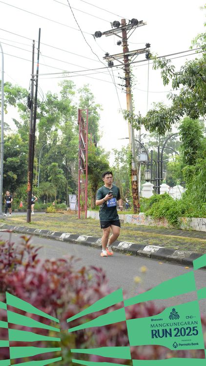 Race photo from Mangkunegaran Run 2025