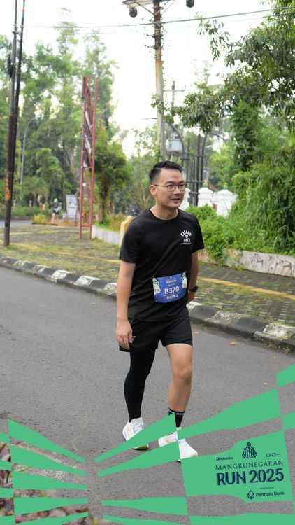 Race photo from Mangkunegaran Run 2025