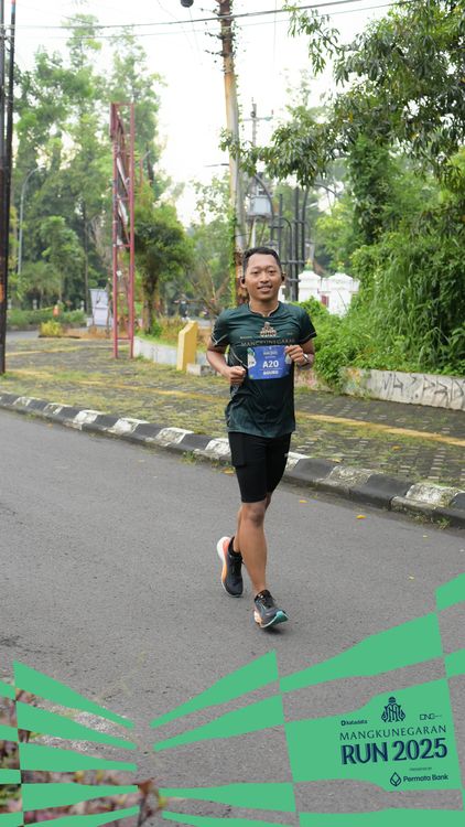 Race photo from Mangkunegaran Run 2025