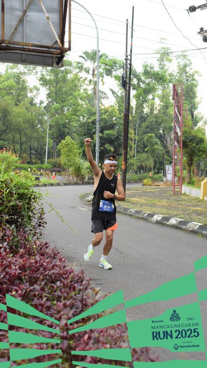 Race photo from Mangkunegaran Run 2025