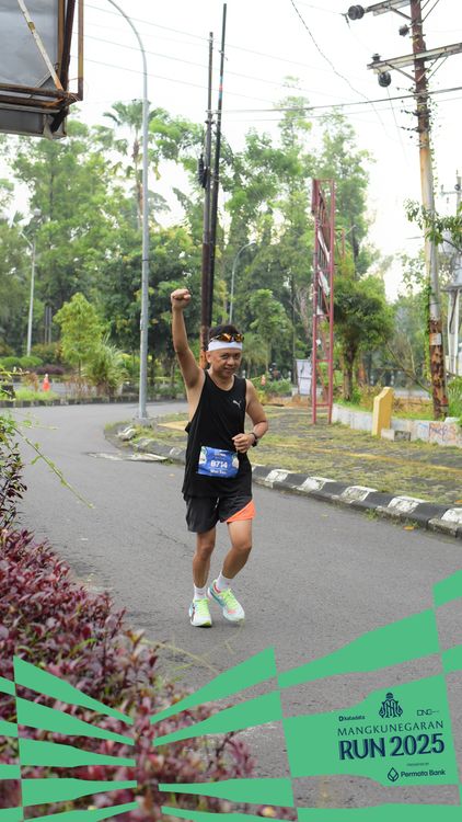 Race photo from Mangkunegaran Run 2025