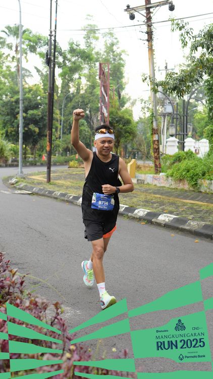 Race photo from Mangkunegaran Run 2025