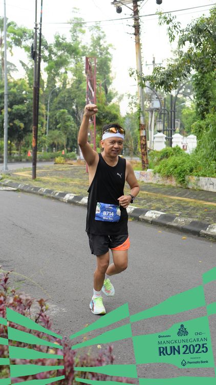 Race photo from Mangkunegaran Run 2025